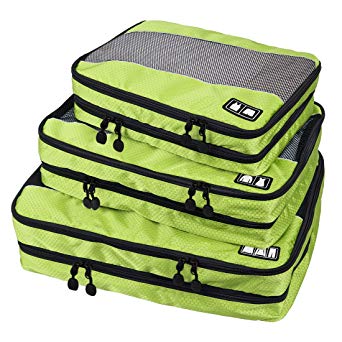 BAGSMART Travel Packing Cubes 3 Sets Luggage Organizer for Carry-on Accessories