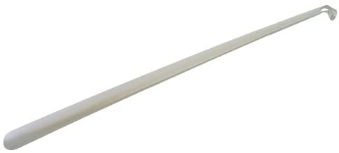 Home-X Extra Long Metal Shoehorn, 31.5 Inch Long Shoe Horn - Convenient and Easy to Use, No Excessive Bending