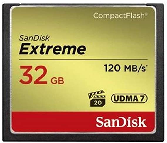 SanDisk Extreme SDCFXSB-032G-G46 32GB CompactFlash Memory Card