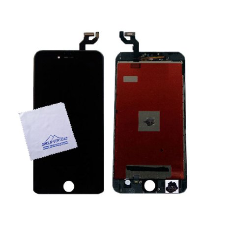 Group Vertical® Black Touch Screen Digitizer   LCD Assembly with 3D Touch For Apple iPhone 6S Plus A1634 A1687 A1699 (A )