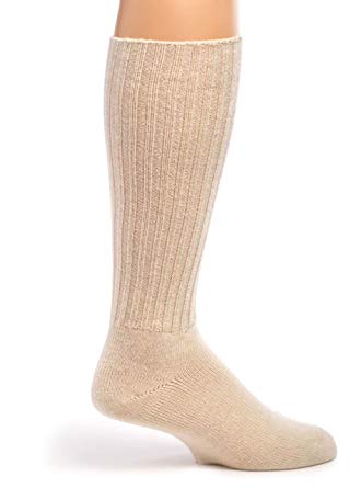 Warrior Alpaca Socks - Women's Ribbed Casual Everyday Alpaca Wool Crew Socks