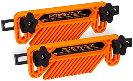 POWERTEC 71553 Table Saw Fence Featherboard – 2 Pack