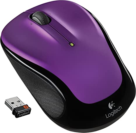 Logitech 910-003120 M325 Wireless Mouse for Web Scrolling - Vivid Violet