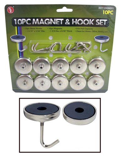 Magnet & Hook Set 10pc