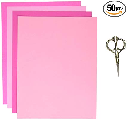 CORE'DINATIONS GX-2200-68 8.5 x 11 Card Stock Value Pack Perfect Pinks