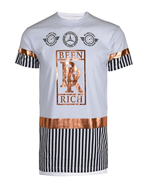 SCREENSHOTBRAND Mens Hipster Hip-Hop Premiun Tees - Stylish Longline Latest Fashion Print T-Shirts