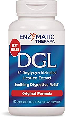 Enzymatic Therapy Dgl Chewables, Original, 100 Tablets by Enzymatic