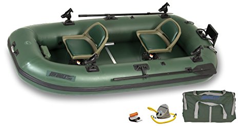 Sea Eagle Stealth Stalker STS10 Frameless Fishing Boat, Green