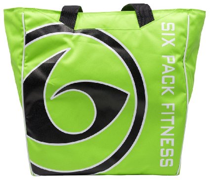 6 Pack Fitness Prodigy Camille Meal Management Tote LimeBlack