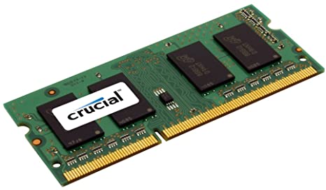 Crucial 4GB Single DDR3 1066 MT/s (PC3-8500) CL7 SODIMM 204-Pin Notebook Memory Module CT51264BC1067