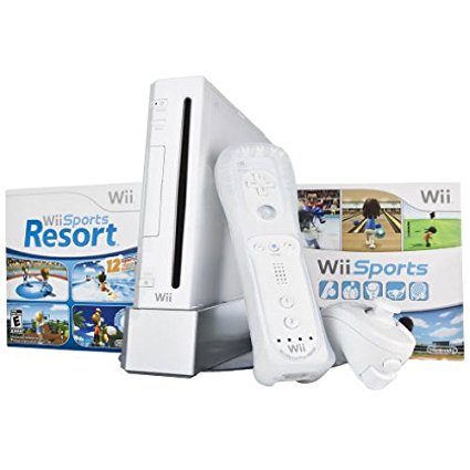 Wii Bundle with Wii Sports & Wii Sports Resort - White