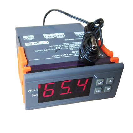 AC 110~120V Digital Temperature Controller Thermostat F