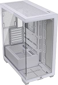 CORSAIR 3500X Mid-Tower ATX PC-Gehäuse - Gehärtetes Panorama-Glas - Umgekehrte Verbindung Motherboard-Kompatibel - Keine Lüfter Enthalten - Weiß