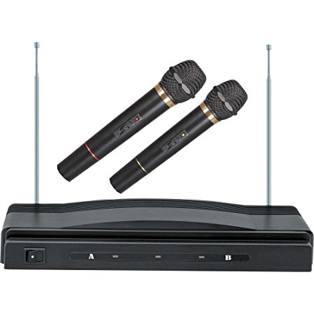 Supersonic SC-900 Professional Wireless Dual Microphone System Kit