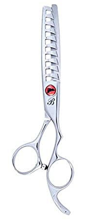 ShearsDirect 6" 10 Tooth Texturizing Shear with offset Handle, 3 Ounce