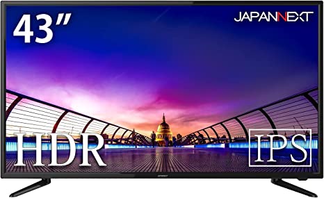 43インチ 大型液晶ディスプレイ 4K HDR PCモニター JN-IPS4302UHDR PIP/PBP機能