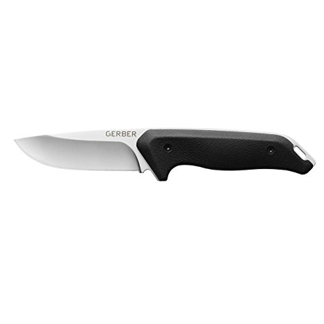 Gerber Moment Fixed Blade Fine Edge Knife - Black, Large