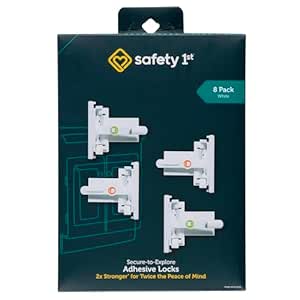 Safety 1st® Secure-to-Explore Adhesive Locks (8 Locks), White