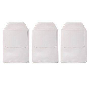 Cosmos ® 3 Pieces Classical White Pocket Protector for School Hospital Office