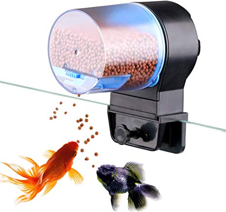 FREESEA Aquarium Everyday Fish Feeder with Automatic Mode and Manual Mode