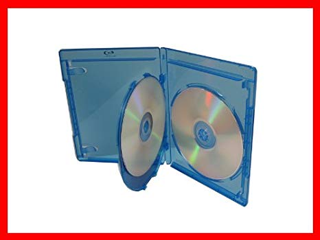12.5mm Viva Elite Hold 3 Discs Blu-ray Replacement Case 5 Pack (3 Tray)