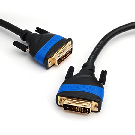 KabelDirekt (25 feet) DUAL LINK DVI Cable - DVI-D 24 1 (1080p Full HD 3D ) - TOP Series