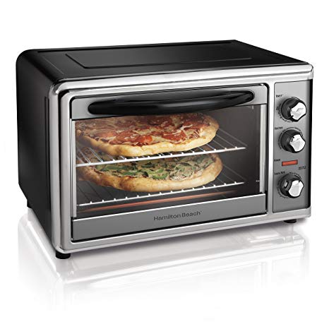 Hamilton Beach 31107D Countertop Oven with Convection & Rotisserie, Large, Stainless Steel