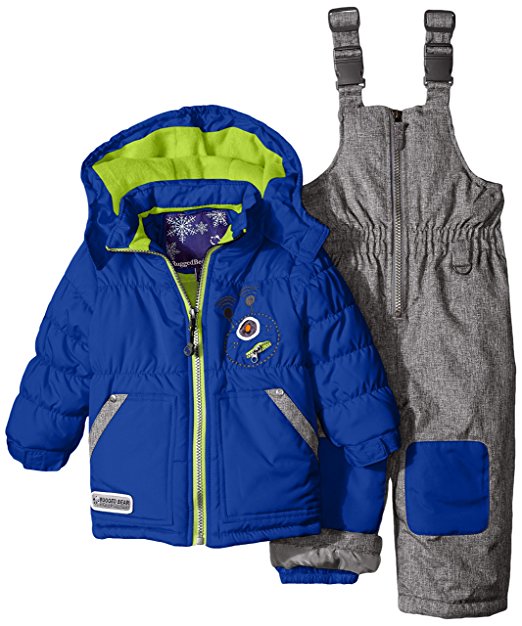Rugged Bear Baby Boys' Robot Snowsuit and Coat Two-Piece Set
