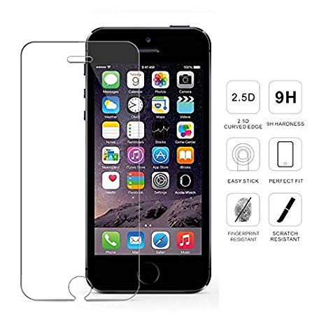 [3-Pack] Screen Protector Compatible for iPhone 8, 7, 6, No Bubbles,Case Friendly,3D Touch,2.5D Edge,HD Clear Film,4.7-Inch,Tempered Glass Screen Protector Compatible for iPhone 8, 7, 6