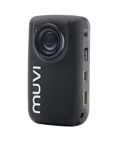 Veho VCC-005-MUVI-HD10 Mini Handsfree 1080p HD Camcorder / Action Camera with Wireless Remote Control, 4GB Memory and includes Sports Mounting Kit