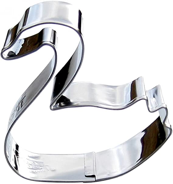 Swan Cookie Cutter - Stainless Steel