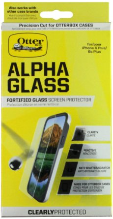 OtterBox ALPHA GLASS SERIES Screen Protector for iPhone 6 Plus/6s Plus - Retail Packaging - CLEAR