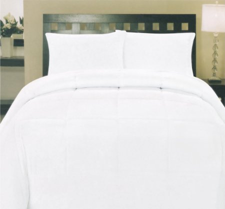 My Sweet Home Goose Down Alternative Comforter Full White