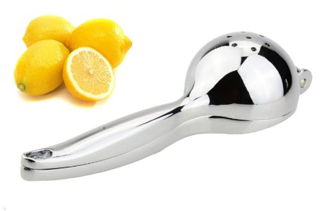 Meepo Kitchen Professional Baking Handheld Lemon Juicer Press, Manual Citrus Juicer for Oranges Lime Lemon Juice, Sturdy Stainless Lemon lime squeezer - Anti-corrosive(Large)