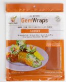 GemWraps Carrot Sandwich Wraps 12-sheets