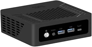 超高性能ミニPC Ryzen 7 7840HS（最大 5.1GHz）MINI PC Windows 11 DDR5 M.2 2280 NVMe SSD PCIe 4.0 · USB 4.0 · WiFi 6E · BT 5.3 · デュアルHD 2.0 デスクトップゲーミングオフィスPC (NO RAM NO SSD NO OS, Black)