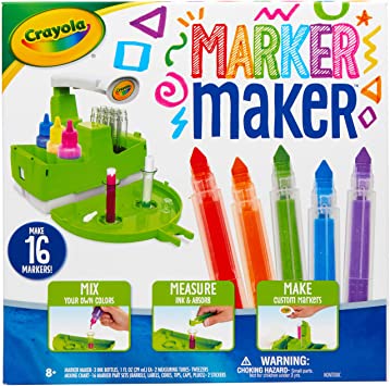 Crayola Marker Maker, DIY Craft Kit, Gift for Kids, Ages 8, 9, 10, 11