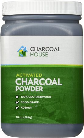Hardwood Activated Charcoal Powder - Food Grade 10 oz.
