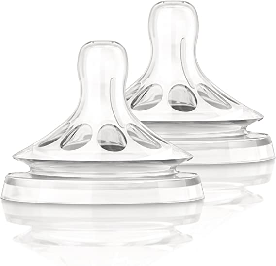 Philips AVENT BPA Free Natural Fast Flow Nipples, 2-Pack