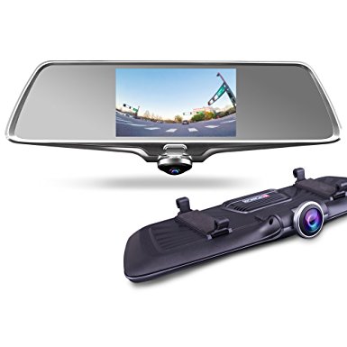 PROVISION ISR 360 wide angle dual mirror HD touch screen back up front and rear camera