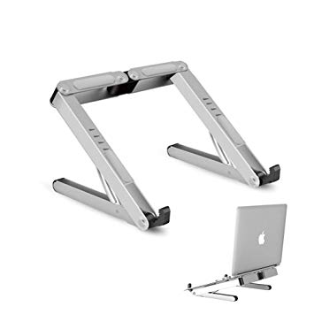 Laptop Stand, Portable Foldable Adjustable Ergonomic Desktop Stand Holder Mount for MacBook Notebook Computer PC iPad