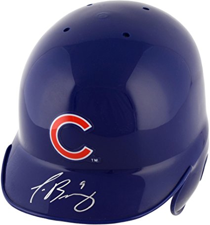 Javier Baez Chicago Cubs Autographed Cool Flow Mini Batting Helmet - Autographed MLB Mini Helmets