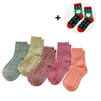 Sparkleife 5 pair Thick Warm women sock