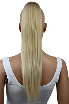 PRETTYSHOP Ponytail 20" OR 27" Hair Piece Extension SEXY Straight Heat-Resisting Different Colours (20"(50cm), blonde mix #25T613)