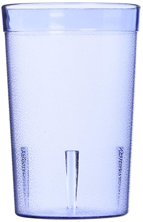 New Star Foodservice 46625 Tumbler Beverage Cups, Restaurant Quality, Plastic, 8 oz, Blue, Set of 12