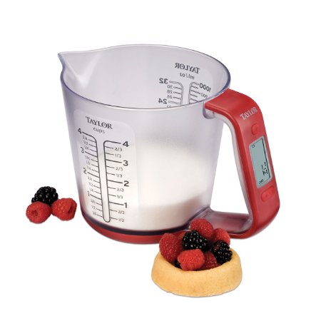 Taylor Precision Products Digital Measuring Cup and Scale