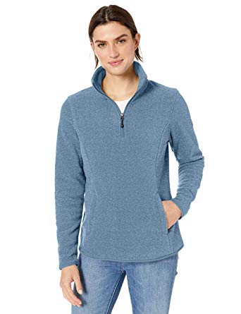 Amazon Essentials Women's Quarter-Zip Polar Fleece Pullover Jacket