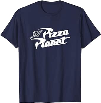 Disney Pixar Toy Story Pizza Planet Classic Retro Chest Logo T-Shirt