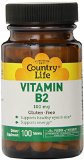 Country Life Vitamin B-2 100 Mg 100-Count