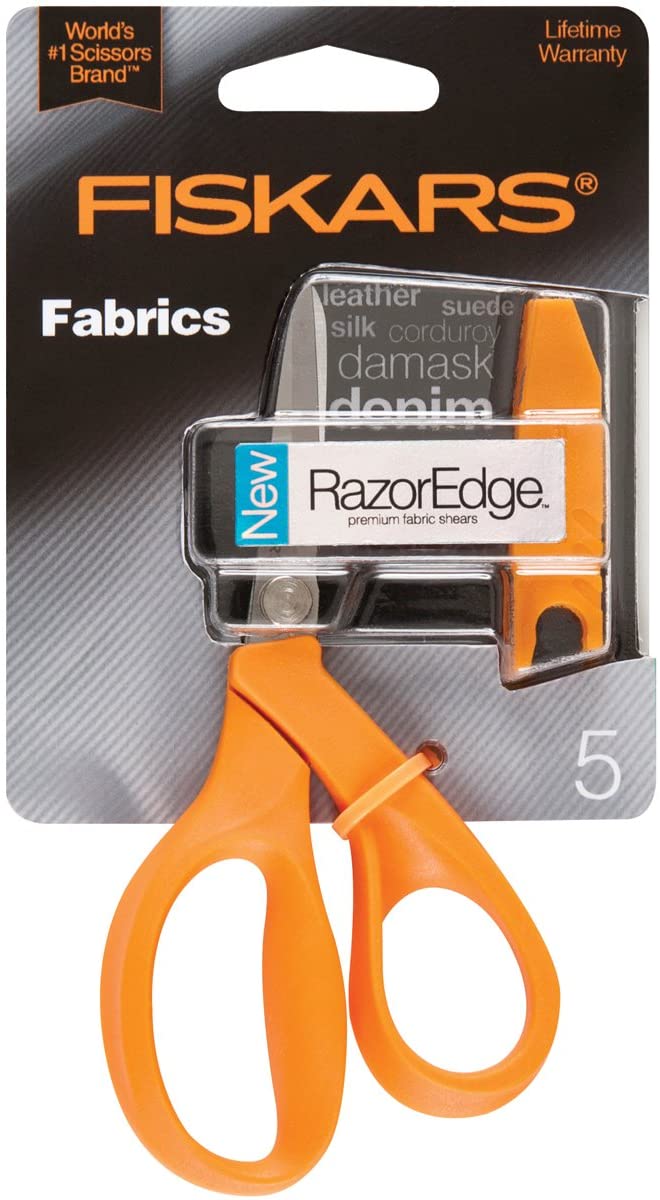 Fiskars Crafts 8150 RazorEdge Fabric Shears, 5-Inch